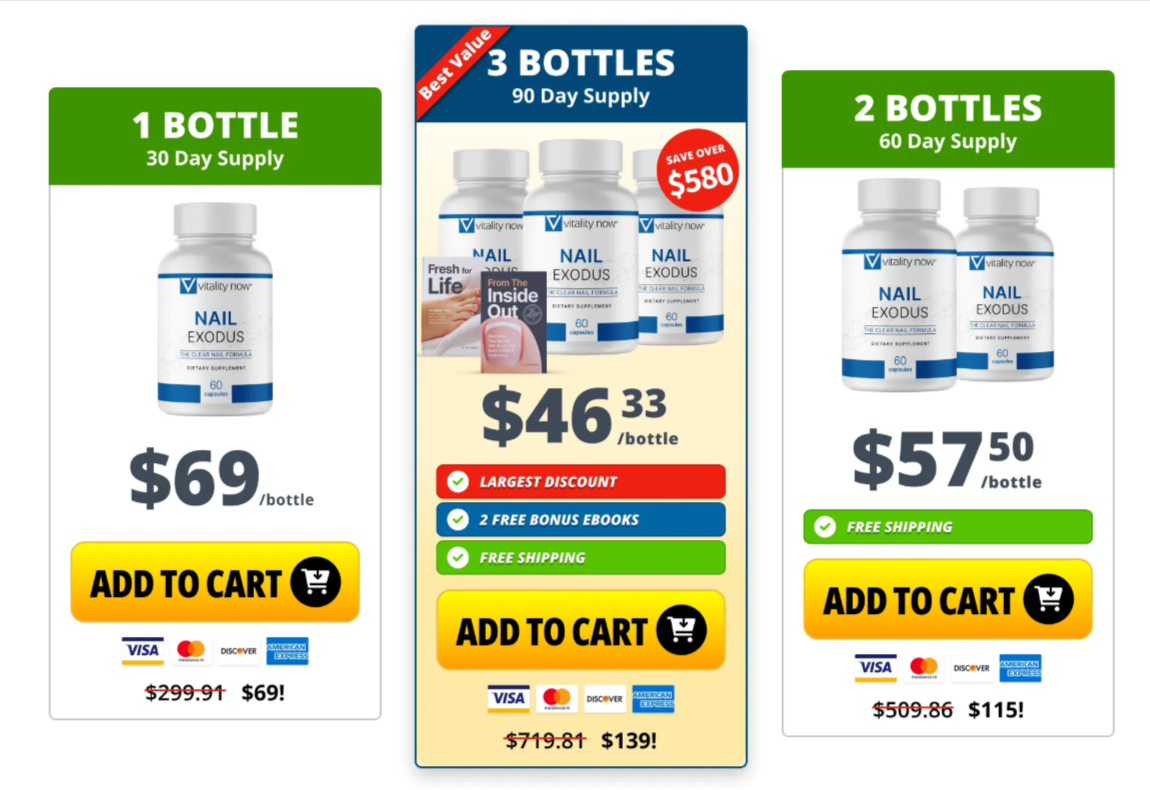 Nail Exodus prices