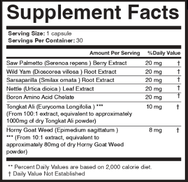 Horsewood Supplement supllement facts