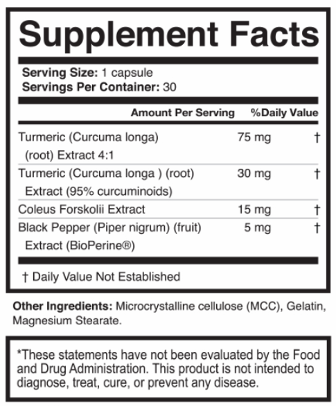 JointBrex Supplement Facts