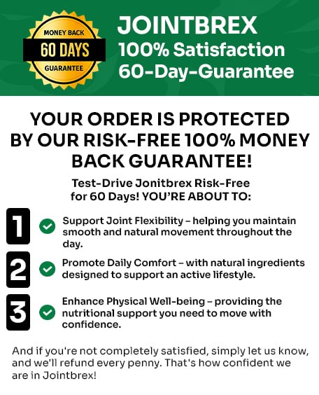 JointBrex money back guarantee