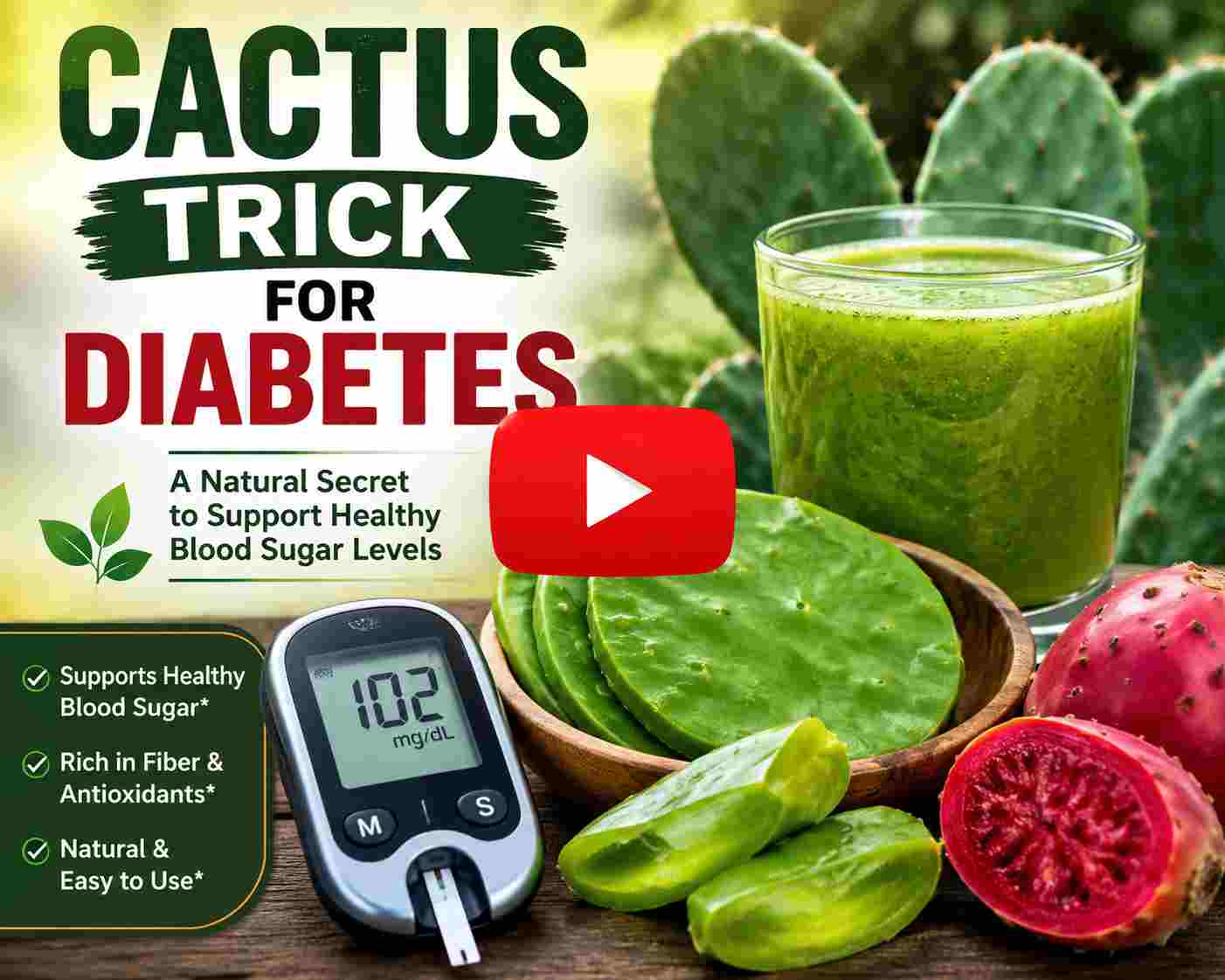 Cactus Trick for Diabetes
