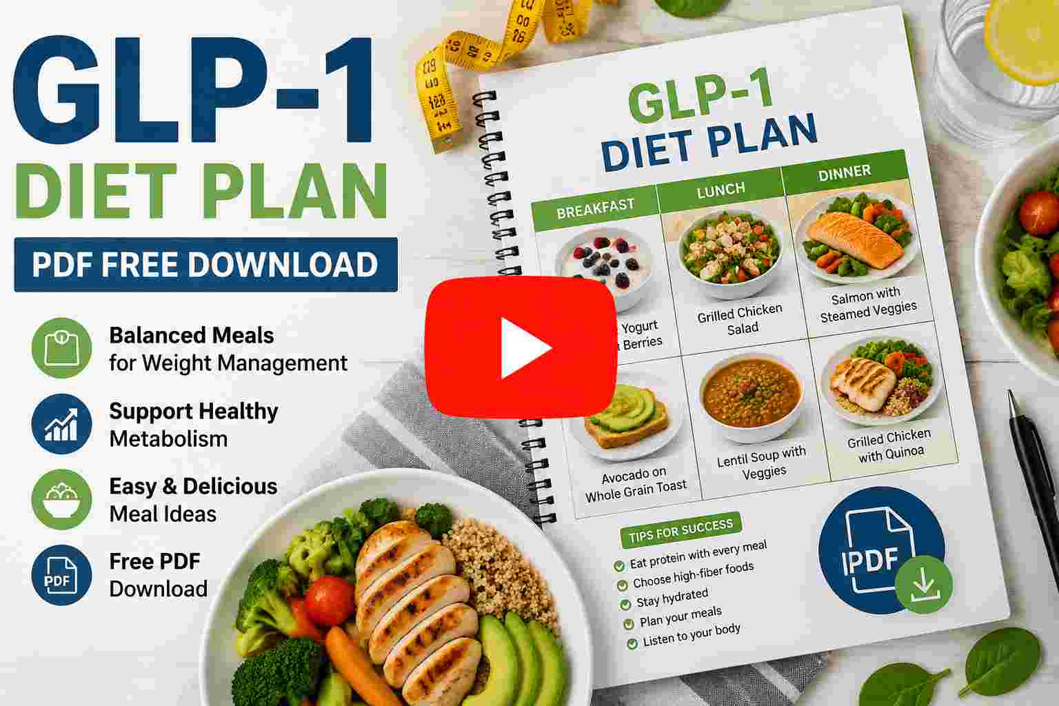 GLP-1 Diet Plan PDF Free Download