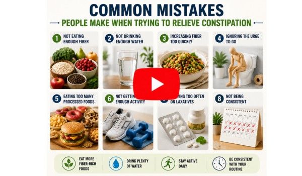 Common Mistakes People Make When Trying to Relieve Constipation