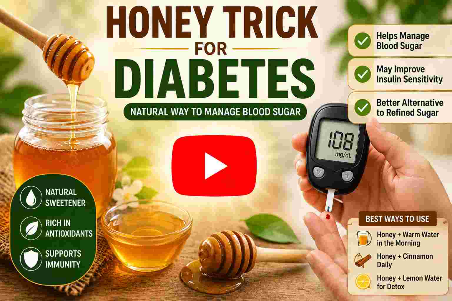 Honey Trick for Diabetes
