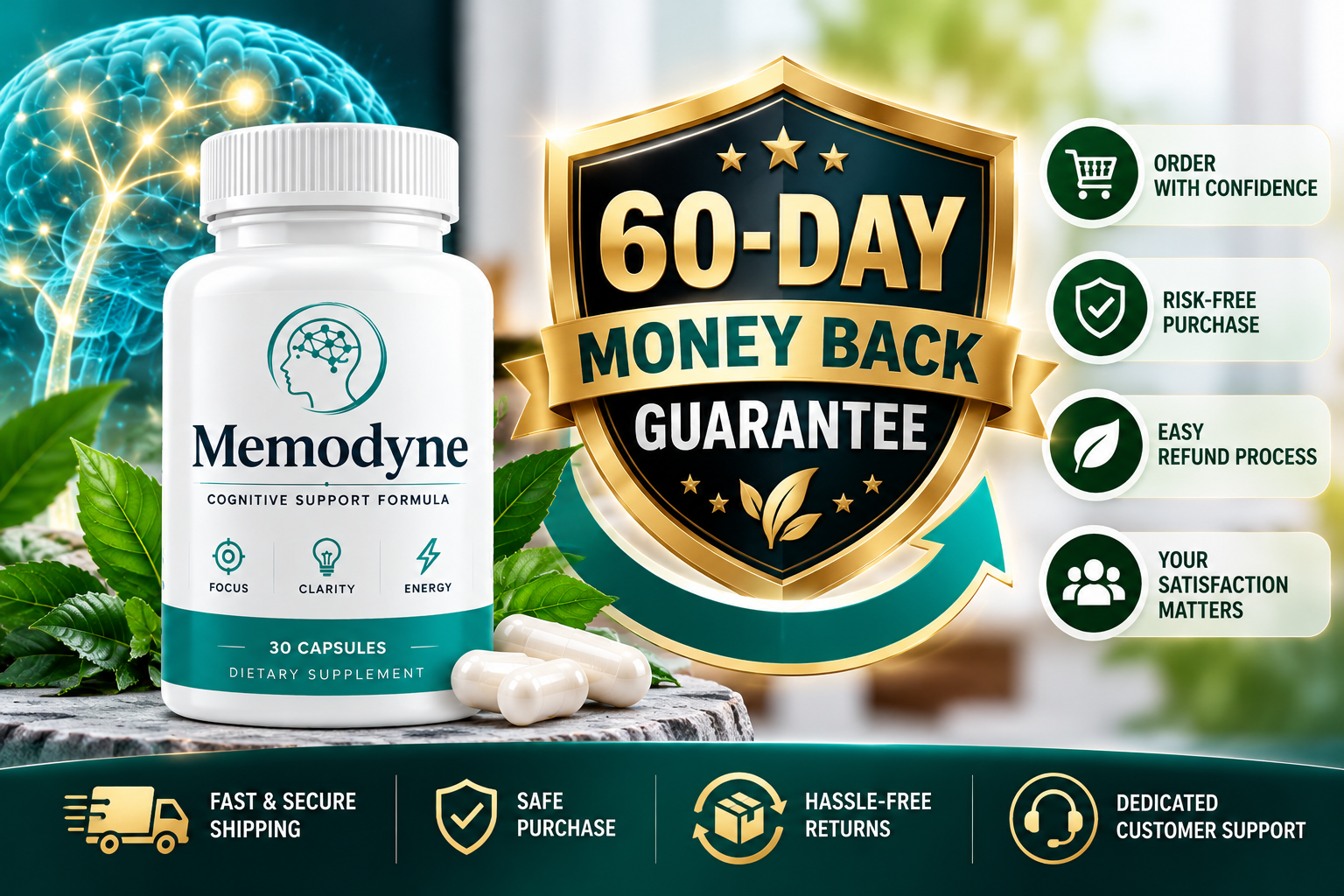 Memodyne 60-Day Money-Back