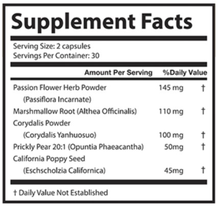 NerveCalm Ingredients