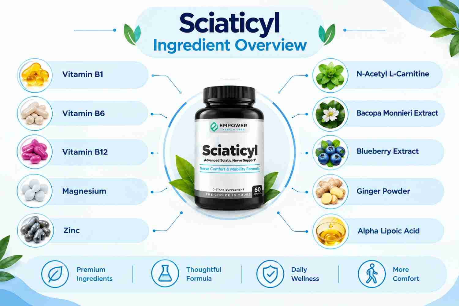 Sciaticyl Ingredients