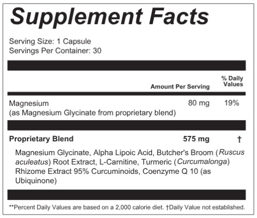 Tinnoril supplement facts